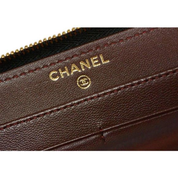 Chanel Long Zip Wallet Matelasse Line Black - Picture 11 of 13